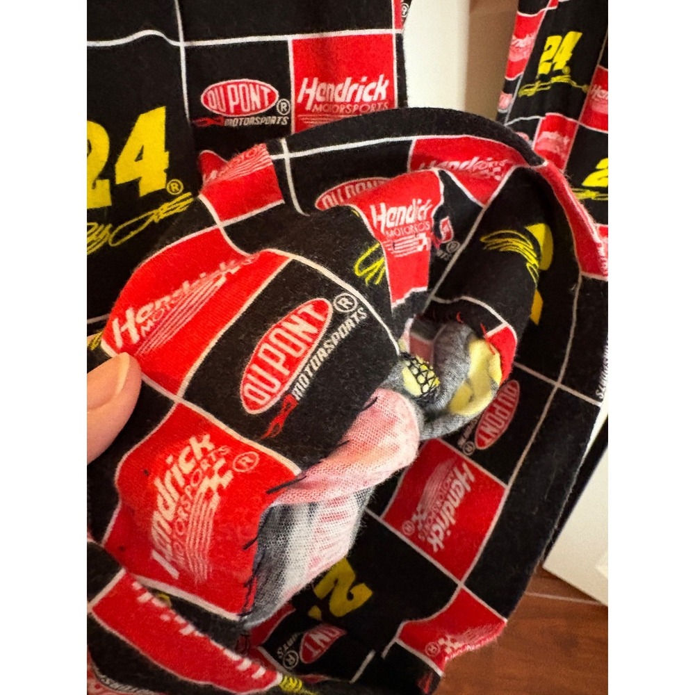 Jeff Gordon NASCAR #24 Dupont Hendrick Motorsports Flannel Pants XL Cotton Vinta - Picture 6 of 6